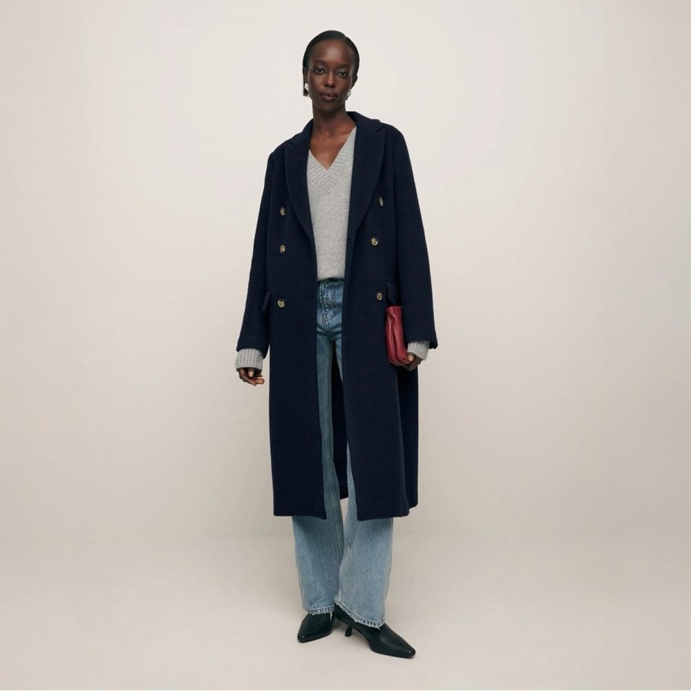 NWT Reformation Paley Double Breasted Coat Size Small